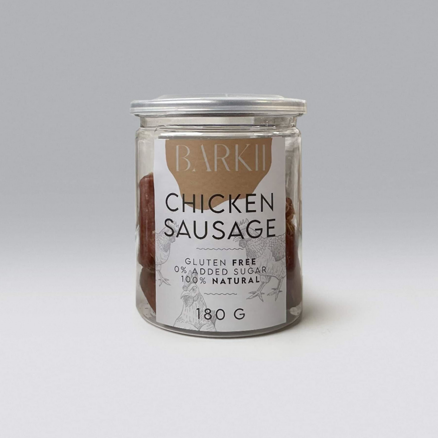 Barkii Soft Sausages | Kylling, 180g