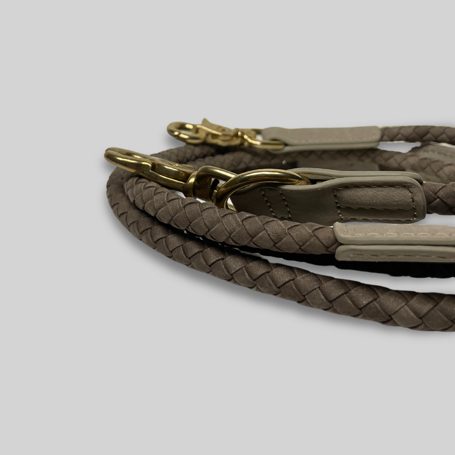 Flettet Hundesnor Kaia | Taupe