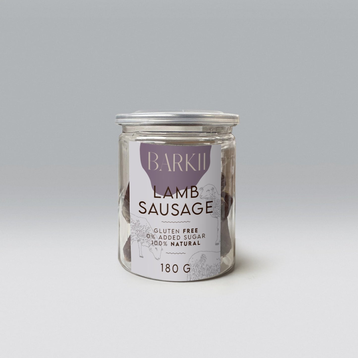 Barkii Soft Sausages | Lam, 180g