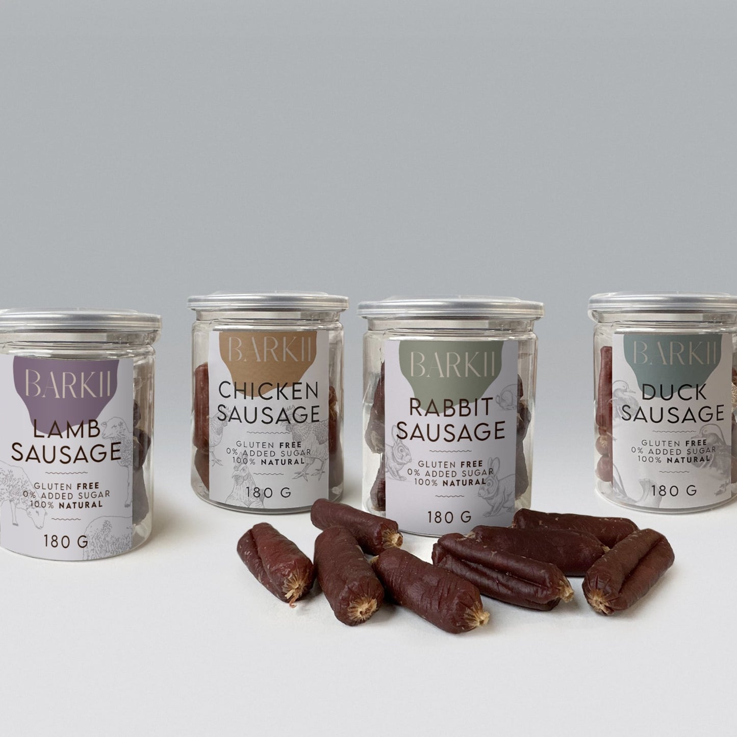 Barkii Soft Sausages | Kylling, 180g
